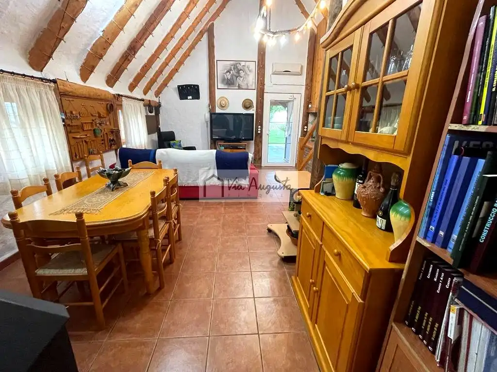 Sala de estar de Finca rústica en venta en Sant Jaume d'Enveja con Jardín privado