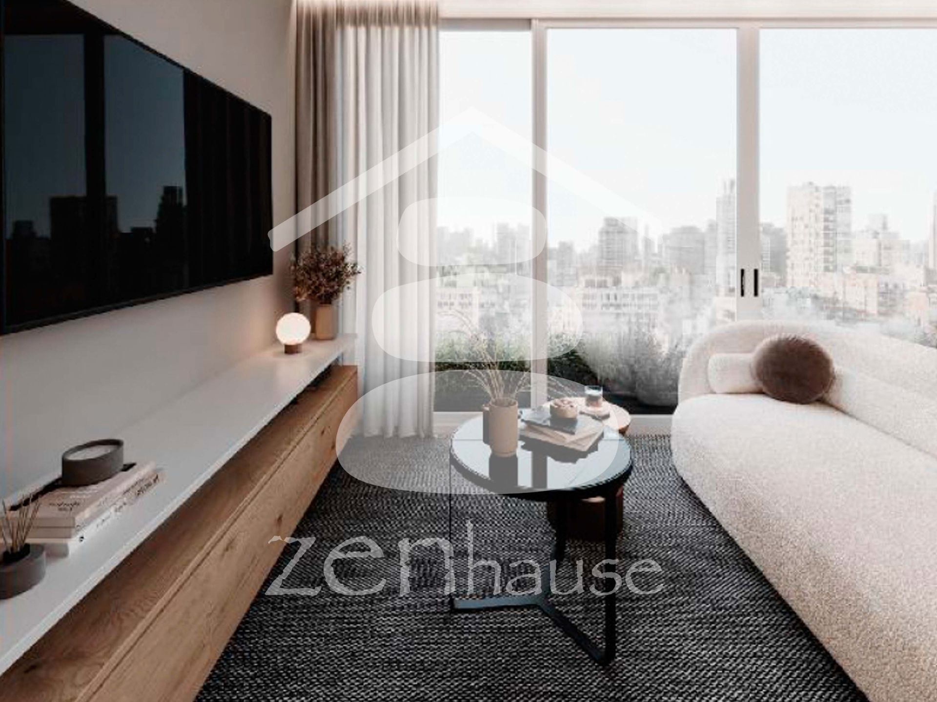 Living room of Attic for sale in  Madrid Capital  with Air Conditioner, Heating and Private garden