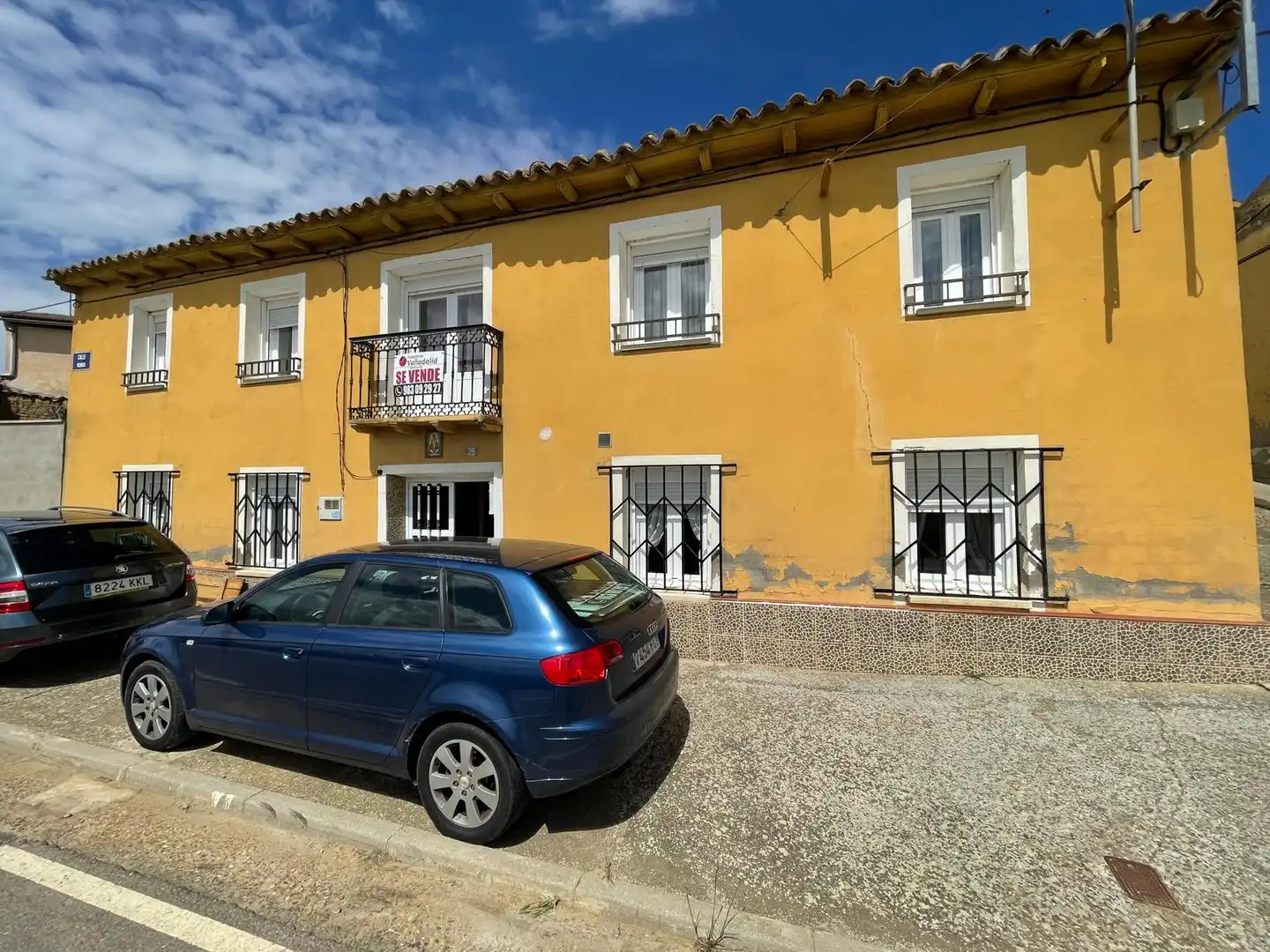 Vista exterior de Finca rústica en venta en Melgar de Abajo con Calefacción, Trastero y Amueblado