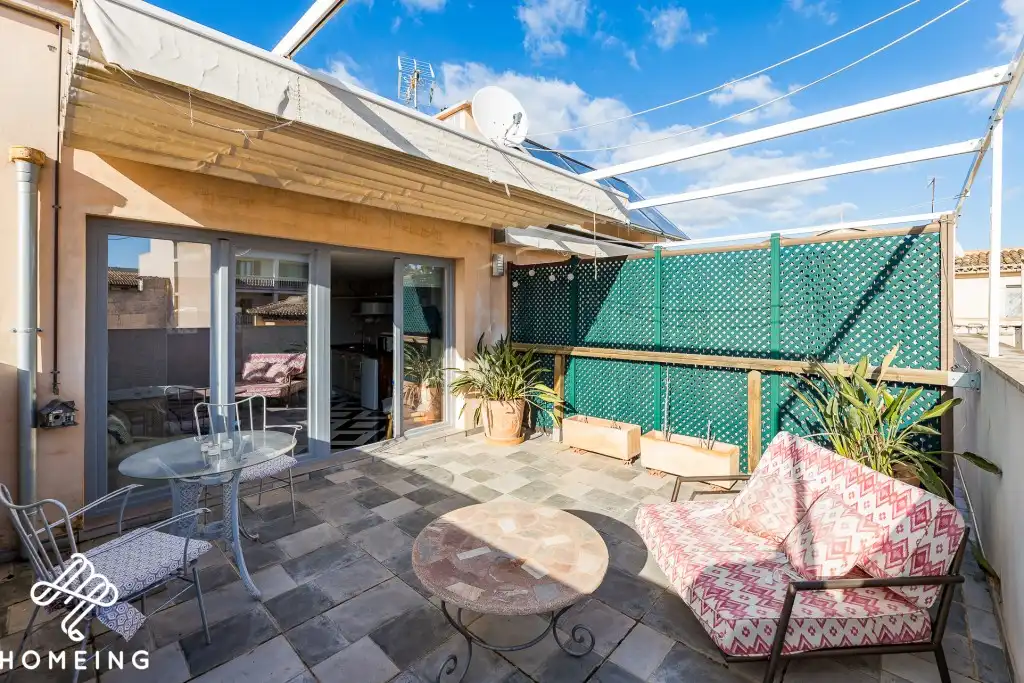 Terrasse von Country house zum Verkauf in Llucmajor mit Klimaanlage, Terrasse und Abstellraum