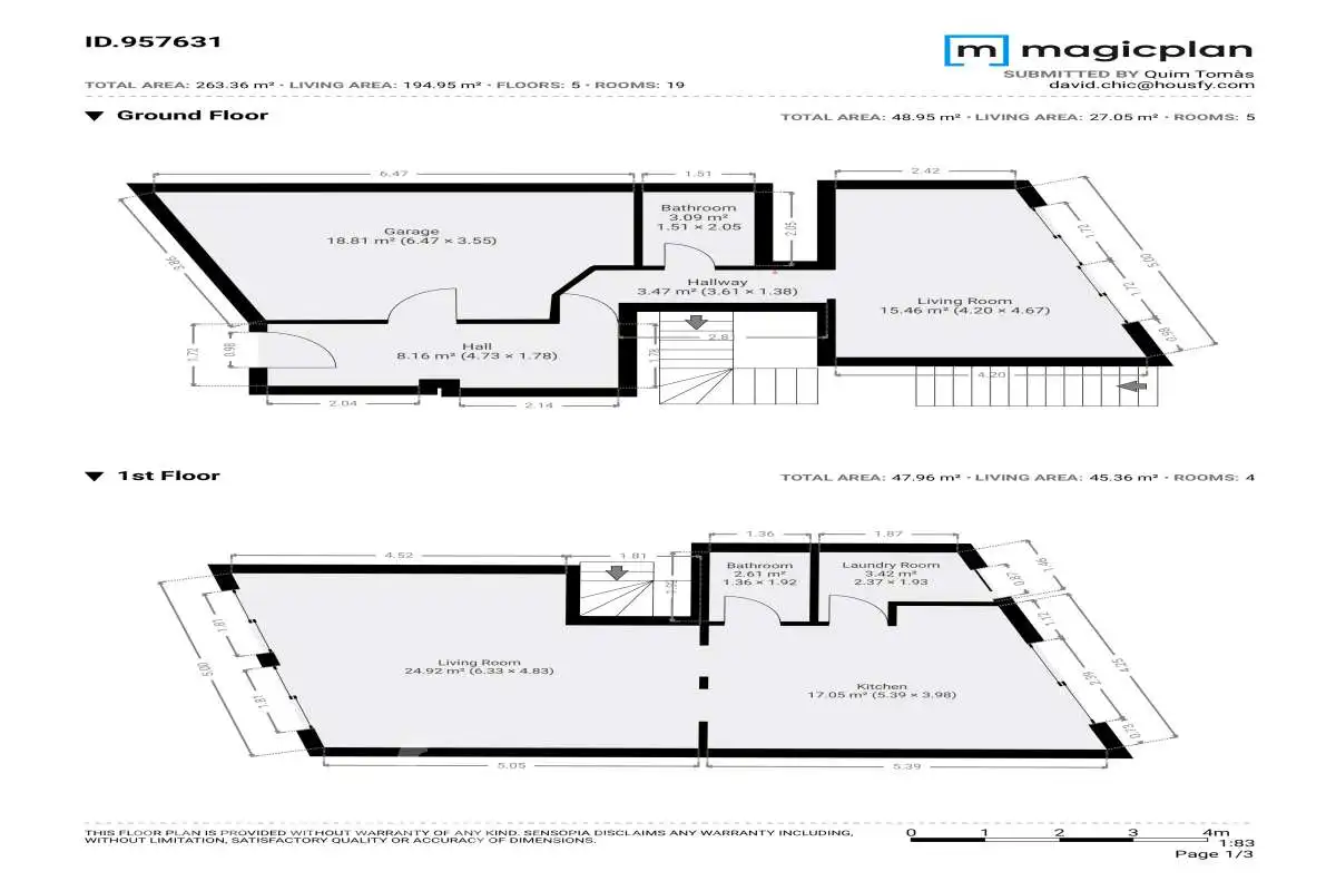 Casa o chalet en venta en Barcelona con Aire acondicionado, Calefacción y Jardín privado