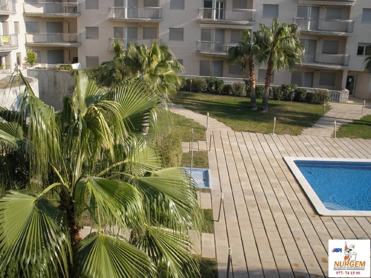 Swimming pool of Flat to rent in Alcanar  with Air Conditioner, Heating and Terrace