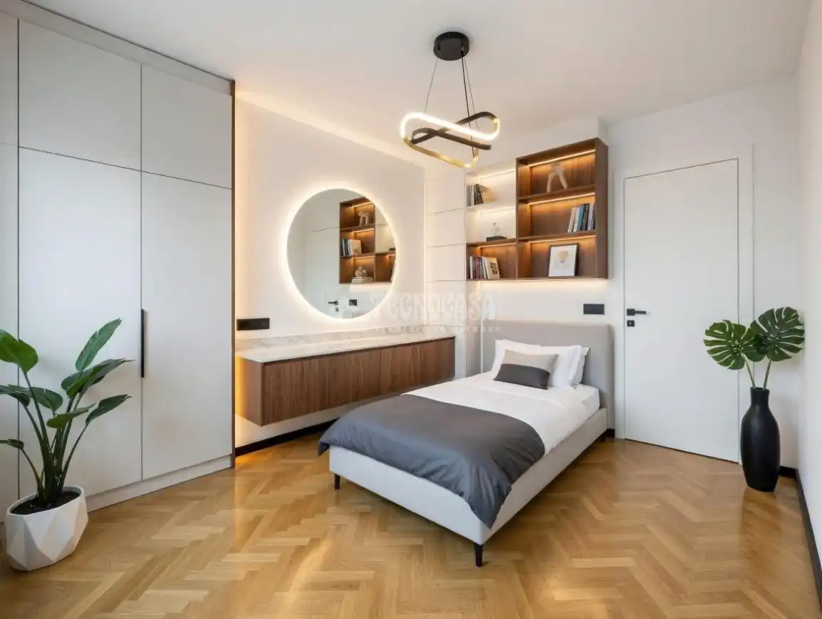 Dormitori de Pis en venda en Madrid amb Aire condicionat, Parquet i Terrassa
