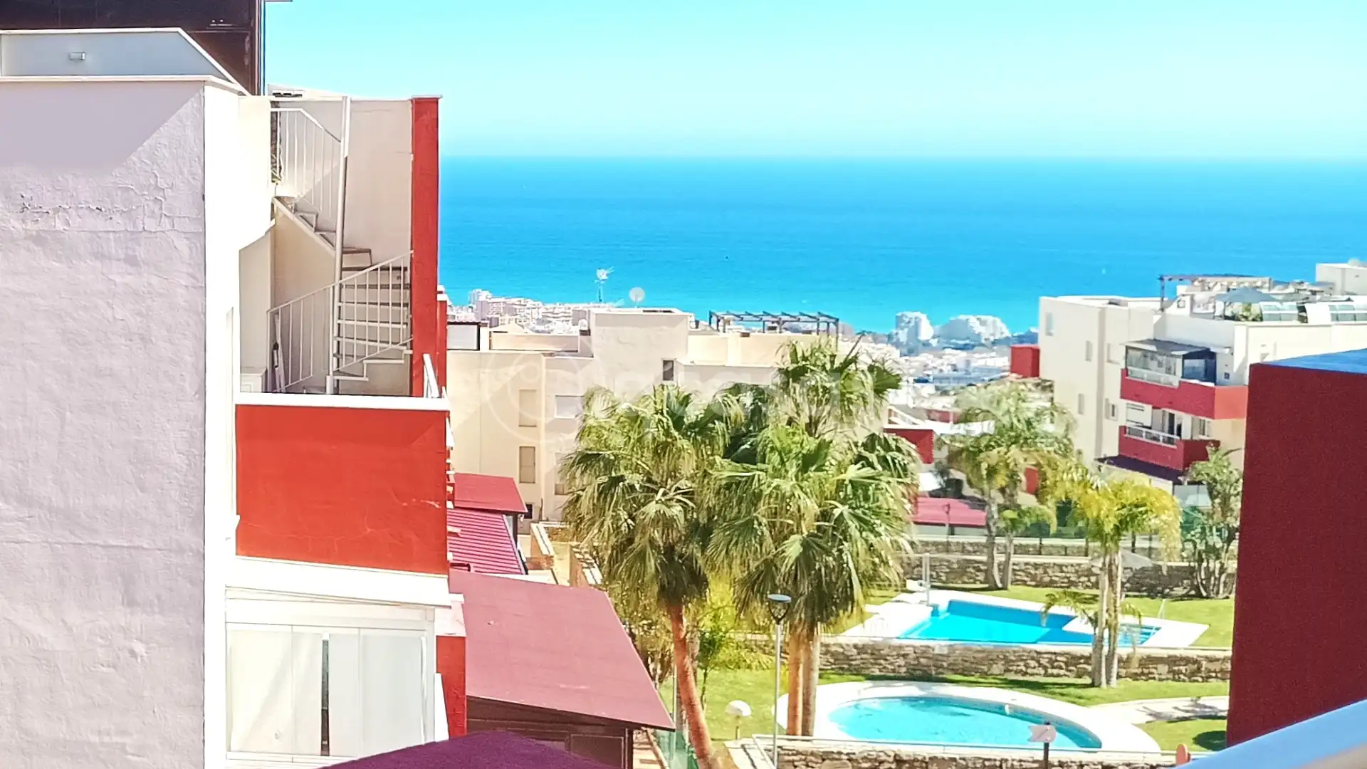 Vista exterior de Apartamento en venta en Benalmádena con Aire acondicionado, Calefacción y Terraza