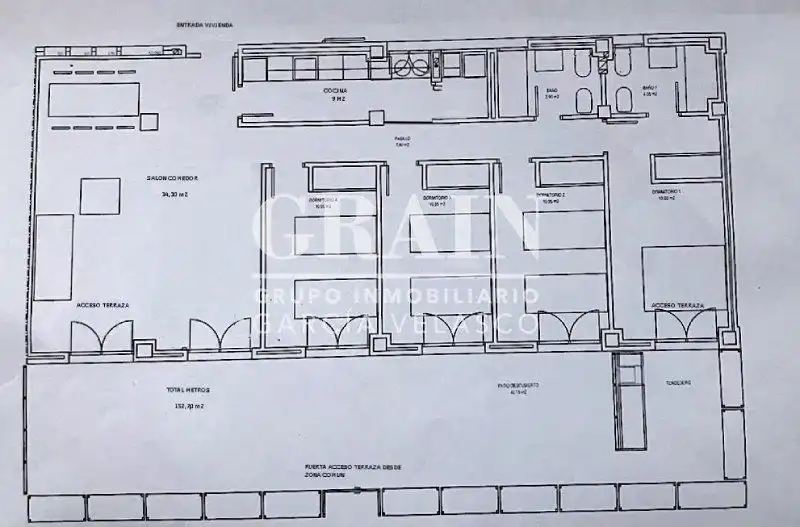 Piso en venta en Albacete con Calefacción, Terraza y Trastero