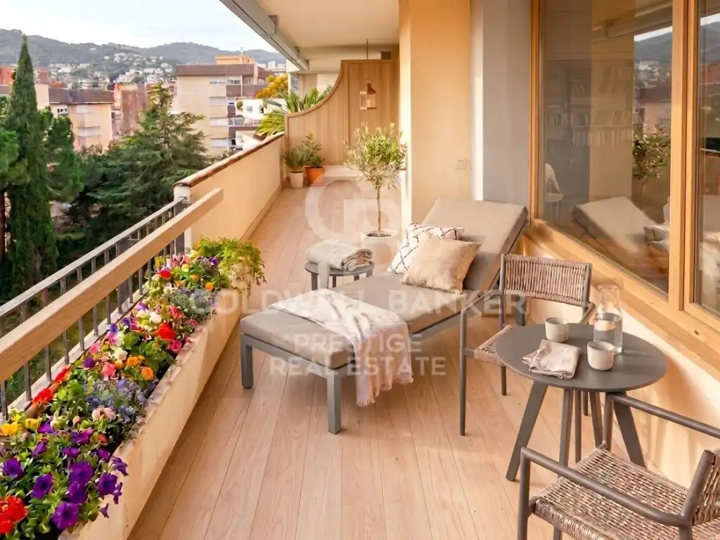 Terrasse von Wohnung zum Verkauf in Barcelona mit Privatgarten, Terrasse und Gemeinschaftspool