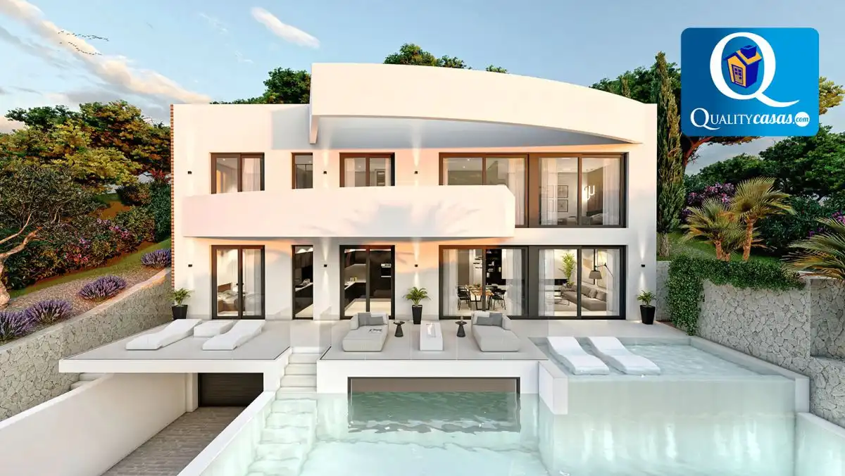 Vista exterior de Casa o chalet en venta en Altea con Aire acondicionado, Calefacción y Terraza