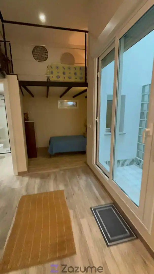 Schlafzimmer von Loft zur Miete in Sevilla mit Klimaanlage, Heizung und Möbliert