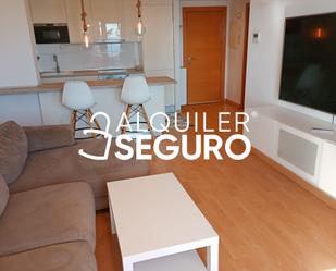 Sala d'estar de Pis de lloguer en Benalmádena amb Aire condicionat, Terrassa i Piscina