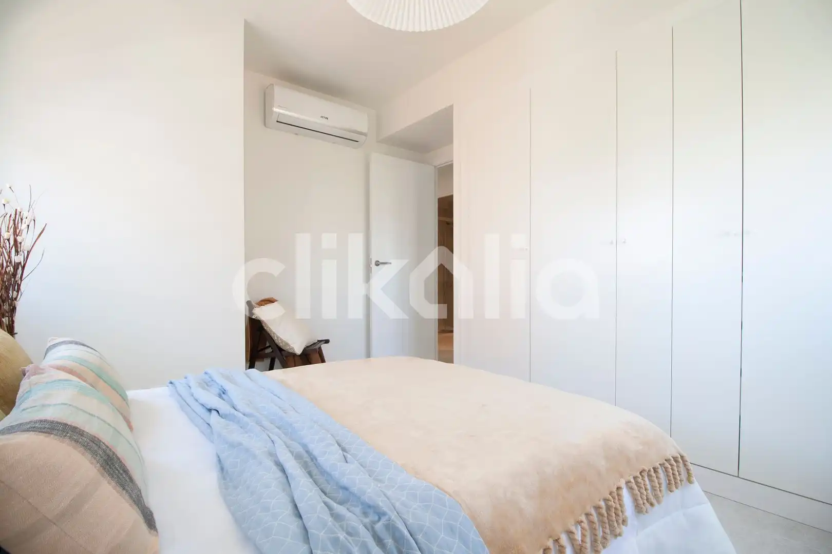 Schlafzimmer von Wohnung zum Verkauf in Torremolinos mit Klimaanlage, Privatgarten und Terrasse