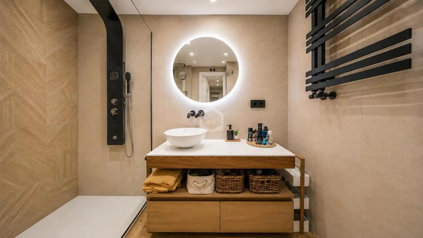 Bathroom of Flat for sale in Alcorcón  with Air Conditioner, Heating and Swimming Pool