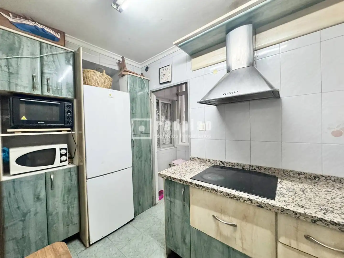 Küche von Wohnung zum Verkauf in Málaga mit Klimaanlage und Terrasse