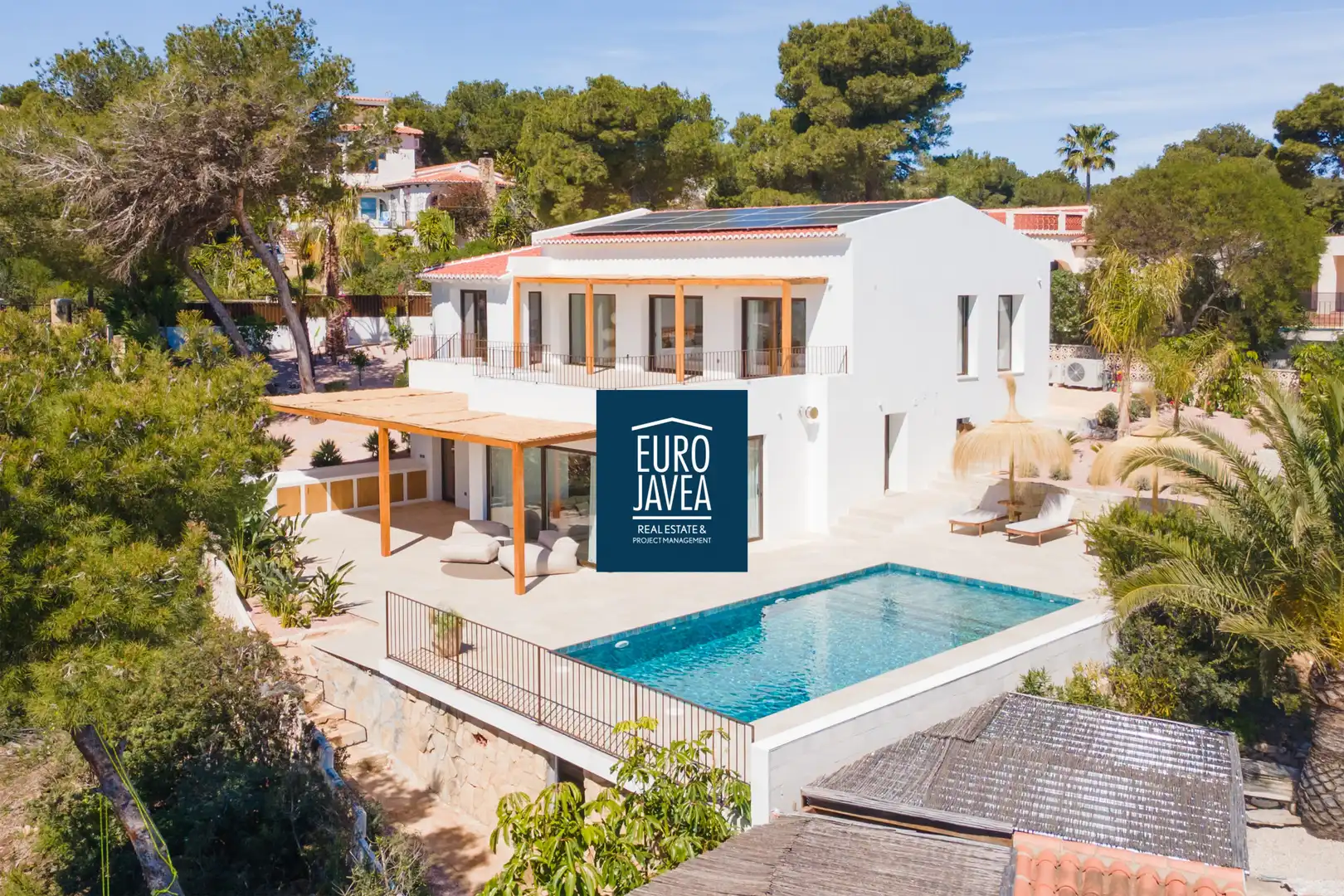 Vista exterior de Casa o chalet en venta en Jávea / Xàbia con Aire acondicionado, Jardín privado y Terraza