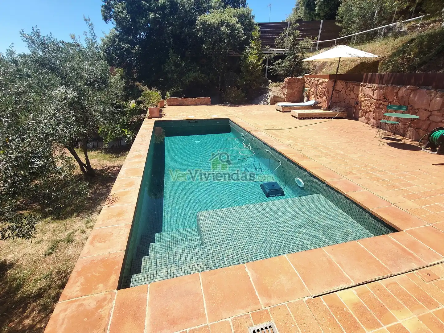 Piscina de Casa o xalet en venda en Castellar del Vallès amb Calefacció, Jardí privat i Parquet