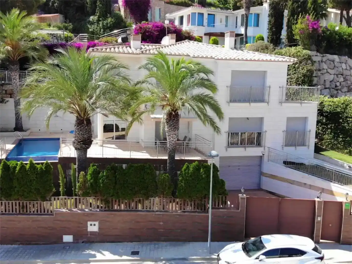 Vista exterior de Casa o chalet en venta en Lloret de Mar con Aire acondicionado, Piscina y Balcón