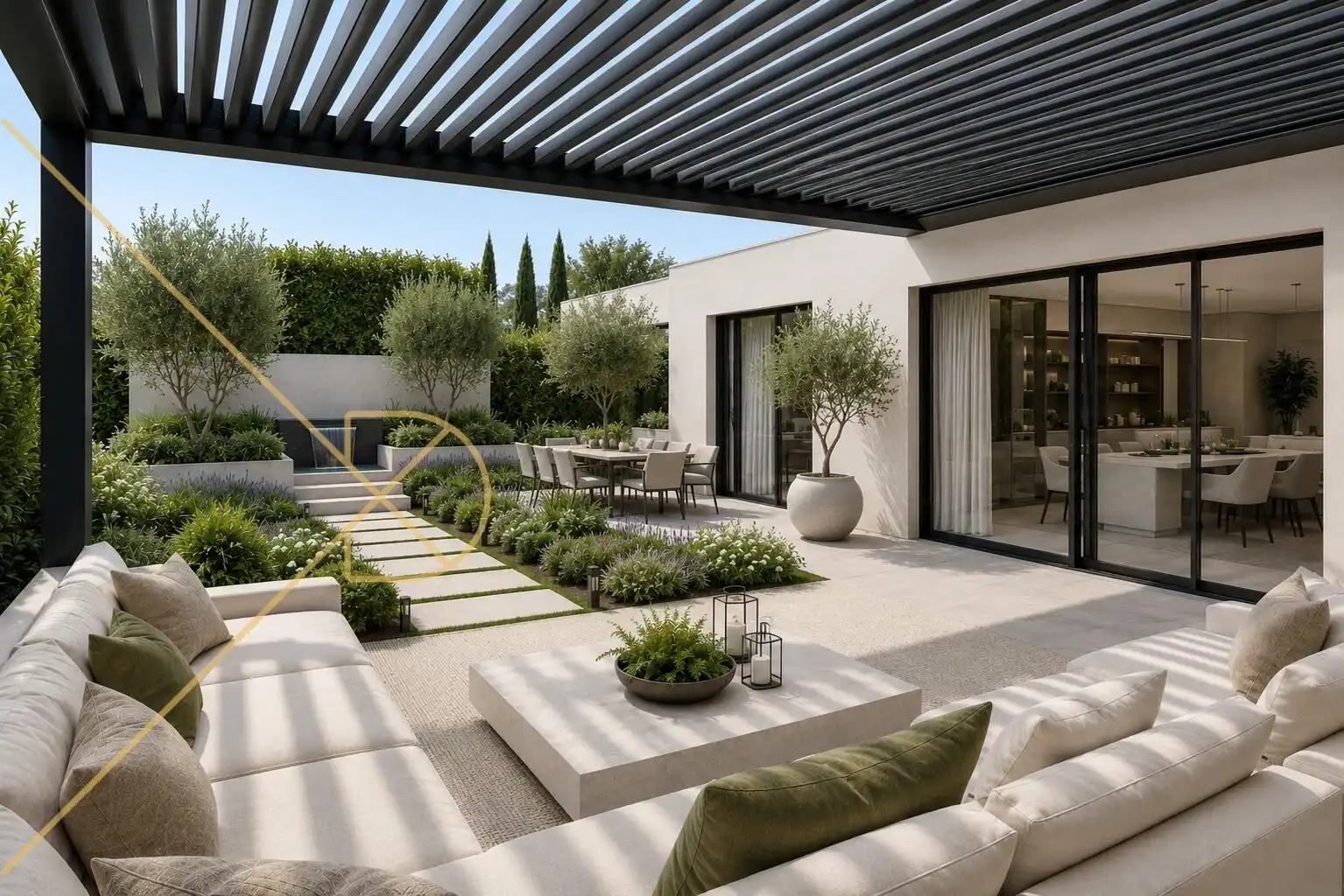 Terraza de Casa o chalet en venta en Esplugues de Llobregat con Aire acondicionado, Calefacción y Jardín privado