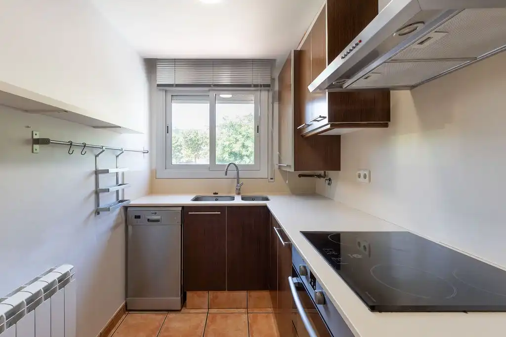 Cocina de Apartamento en venta en Sant Andreu de Llavaneres con Calefacción, Parquet y Terraza