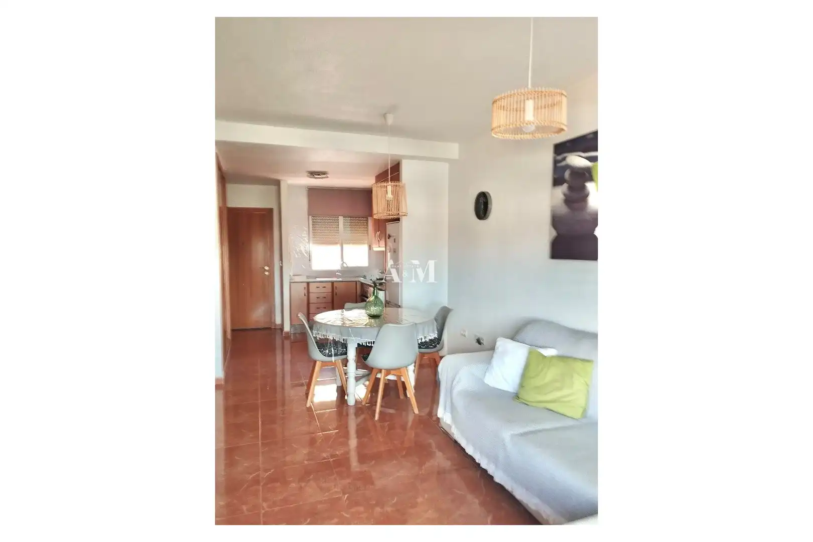 Wohnzimmer von Wohnung zur Miete in Rafal mit Klimaanlage, Heizung und Terrasse
