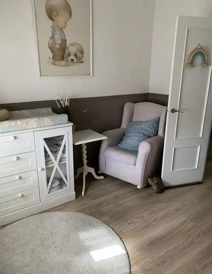 Sala de estar de Piso en venta en Carcaixent con Parquet y Amueblado