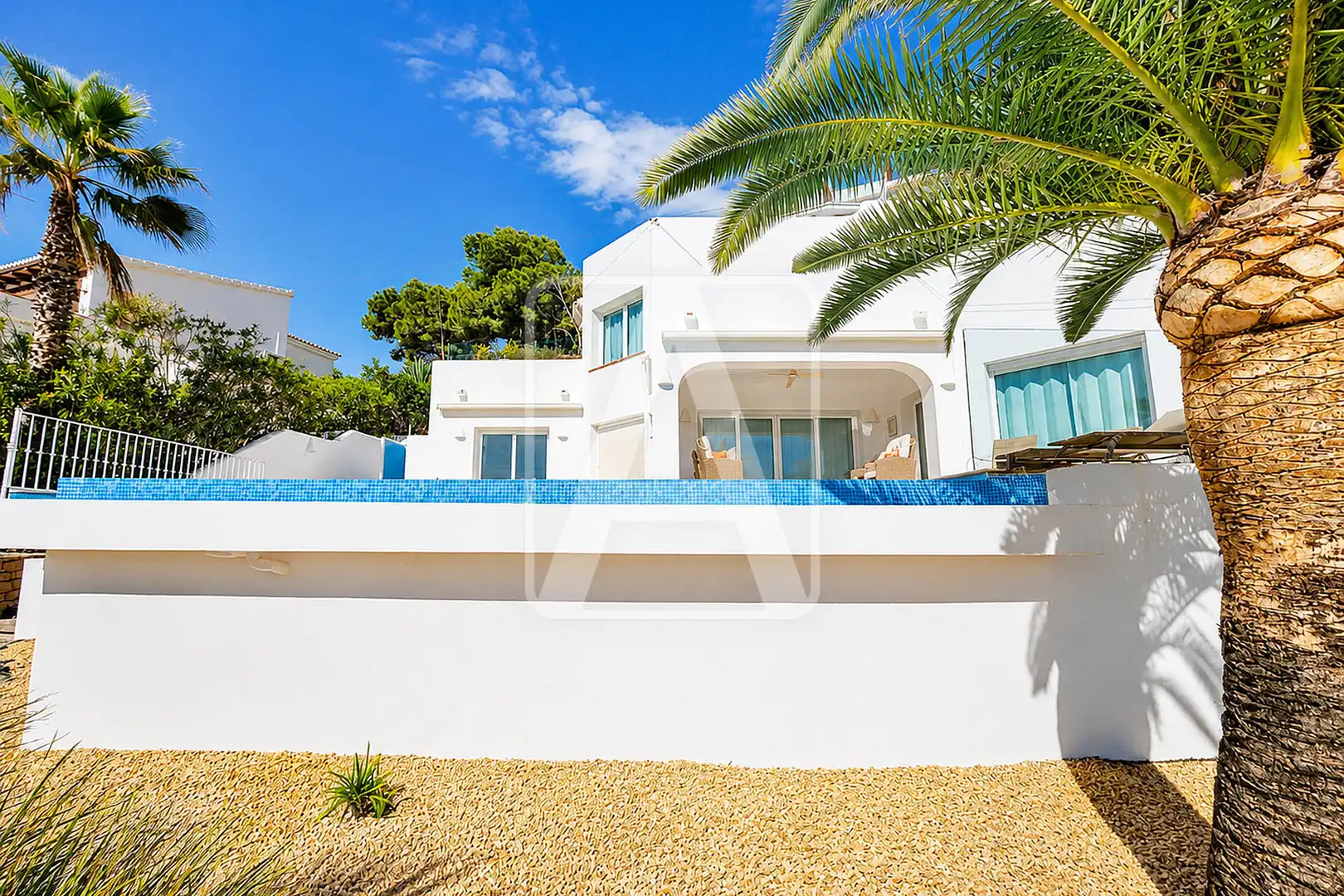 Exterior view of Houses for sale in Moraira  with Air Conditioner, Heating and Private garden