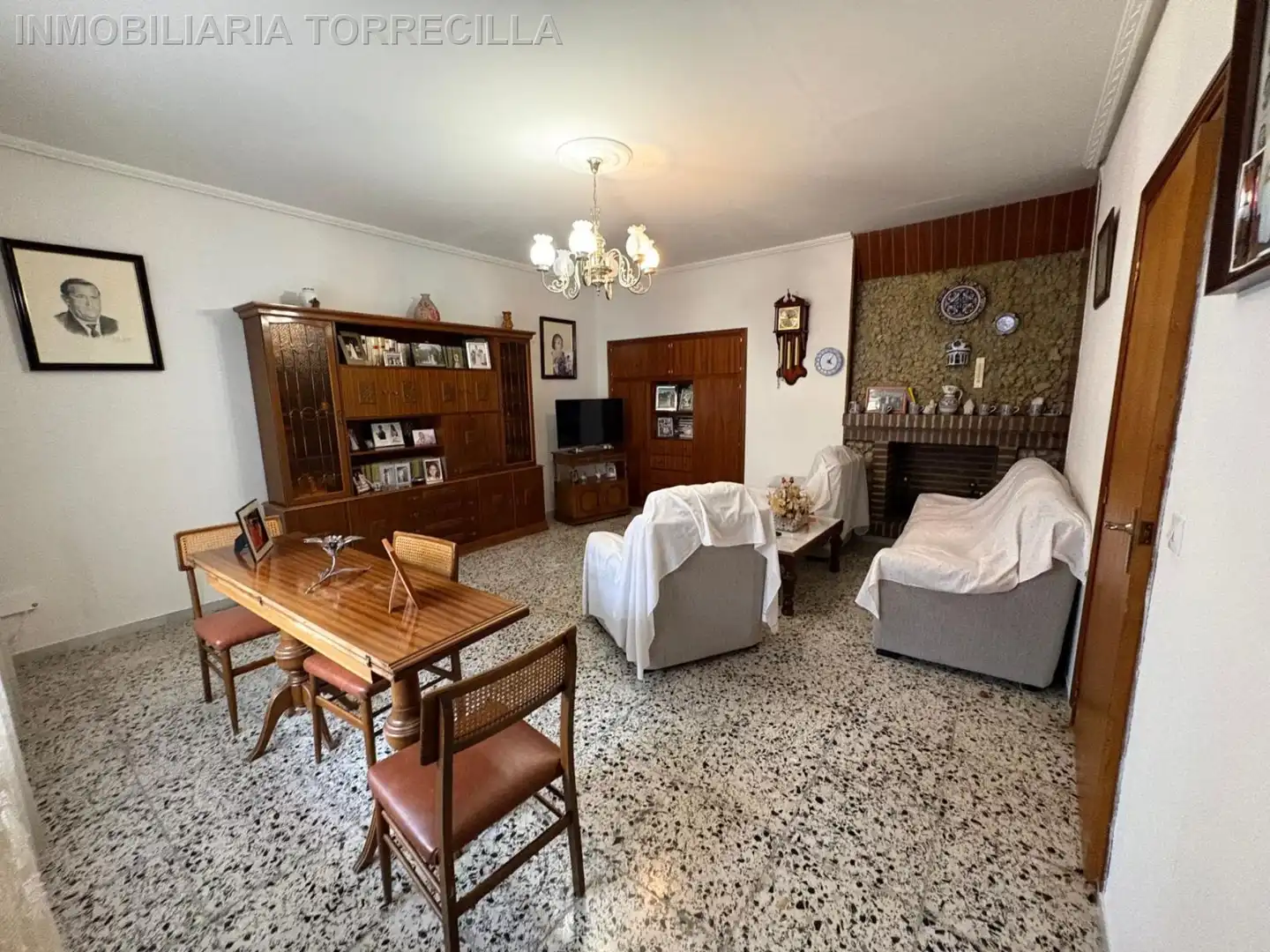 Sala de estar de Finca rústica en venta en Renedo de Esgueva, Valladolid
