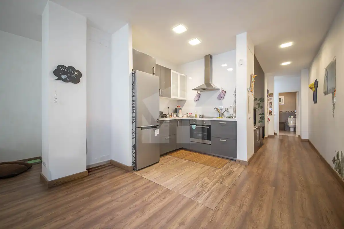 Cocina de Piso en venta en Barcelona con Aire acondicionado y Amueblado