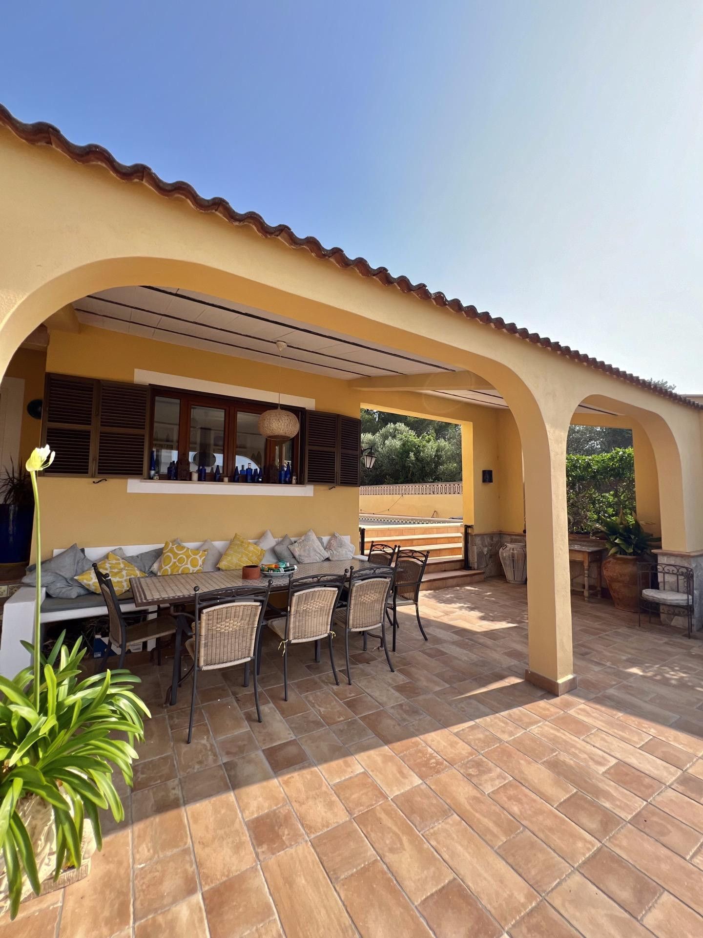 Terrassa de Casa o xalet de lloguer en Llucmajor amb Aire condicionat, Jardí privat i Terrassa