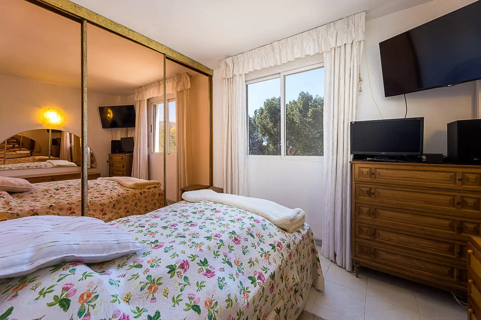 Dormitori de Apartament en venda en  Palma de Mallorca amb Calefacció, Terrassa i Balcó