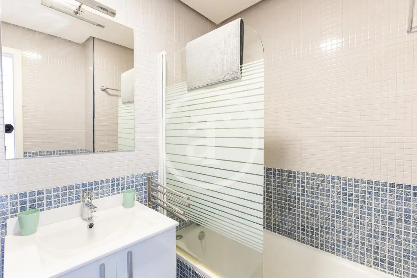 Bathroom of Study for rent in Madrid  with Air Conditioner, Heating and Furnished