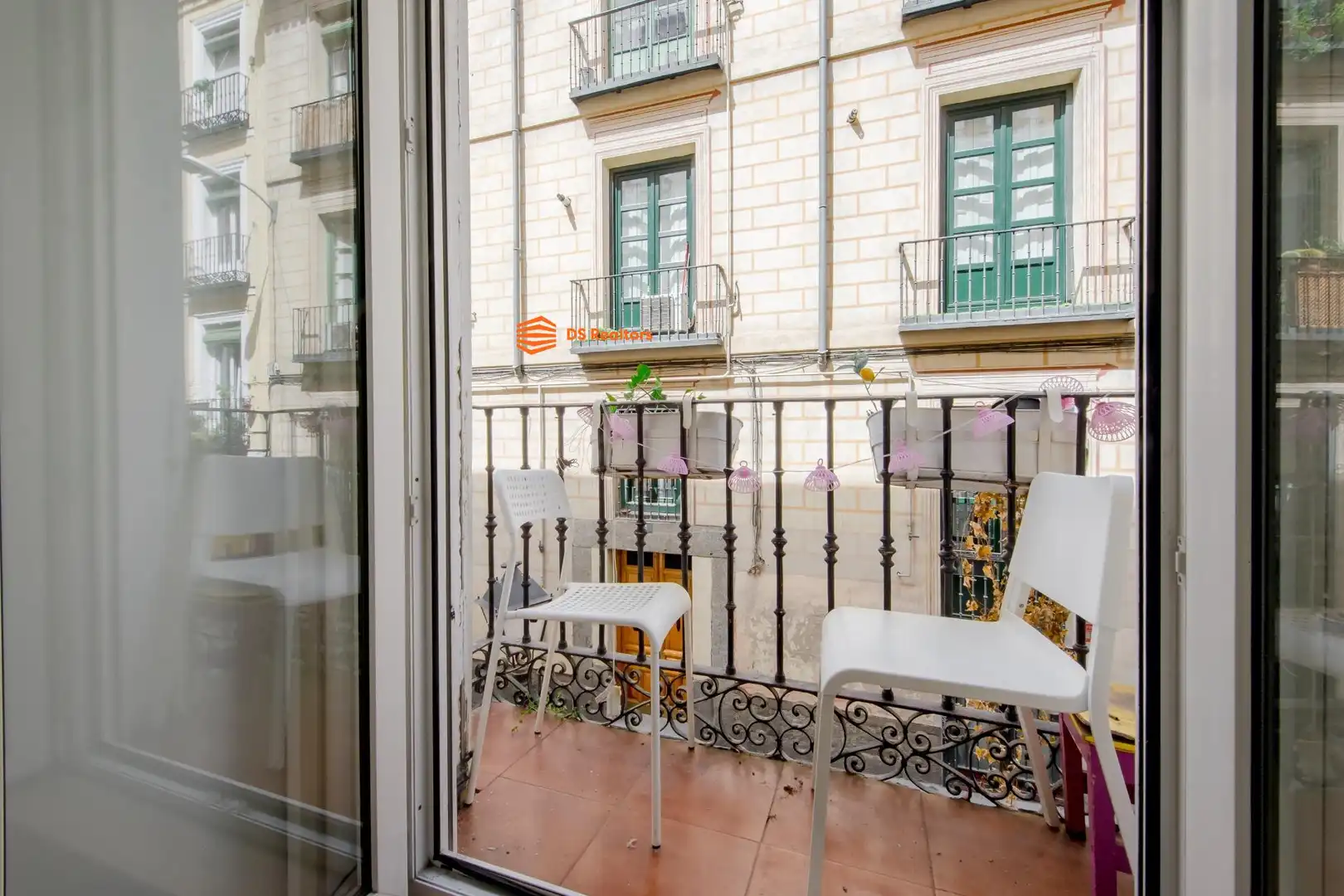 Terrasse von Wohnung zur Miete in Madrid mit Heizung, Möbliert und Balkon