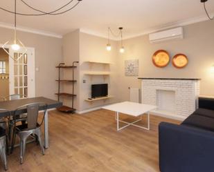 Sala d'estar de Apartament de lloguer en  Barcelona Capital amb Aire condicionat