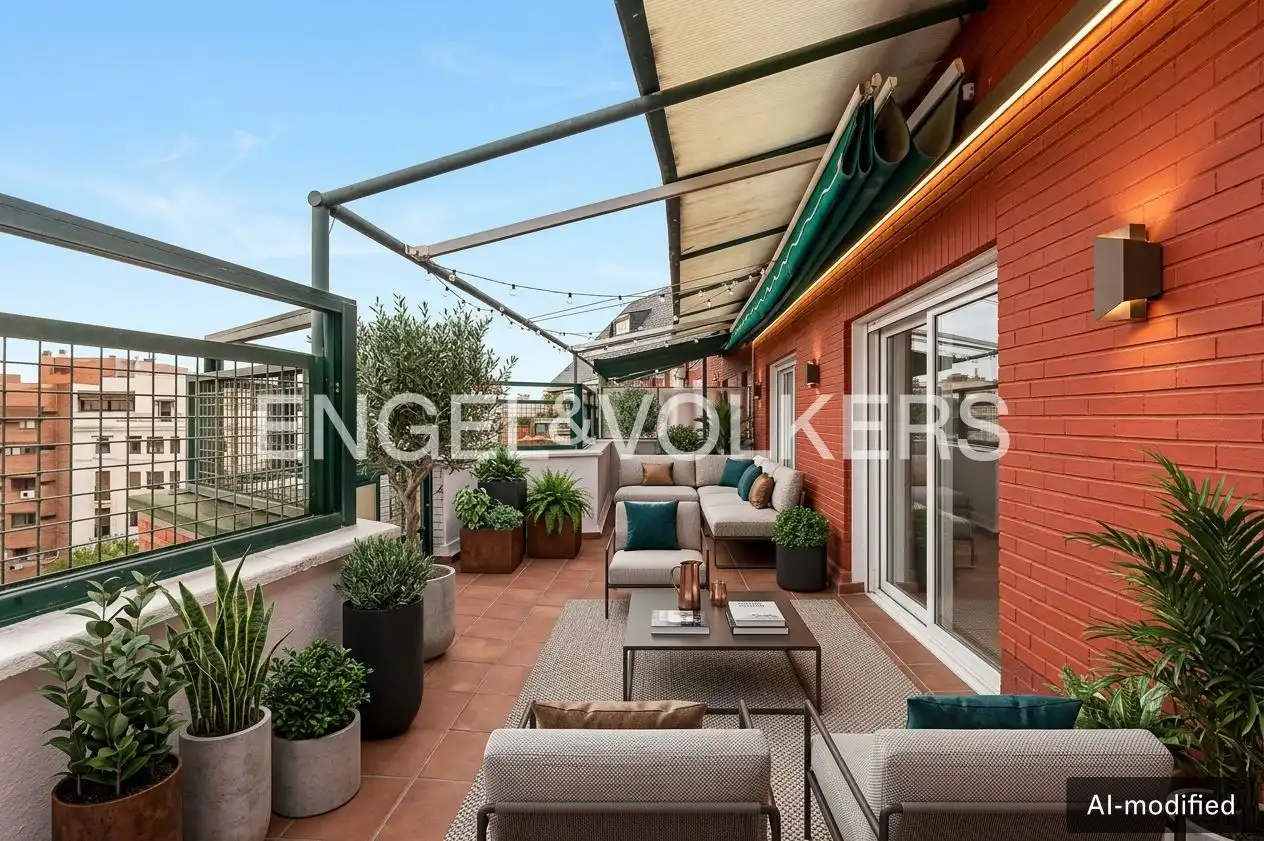 Terraza de Piso en venta en Chamberí