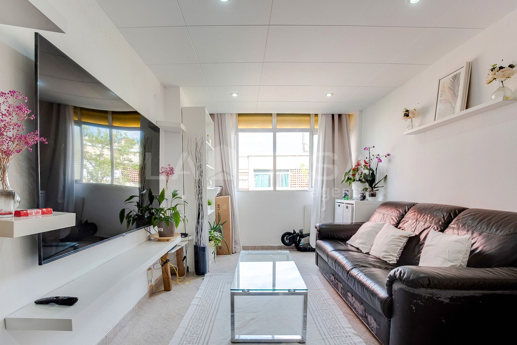 Living room of Flat for sale in  Barcelona Capital