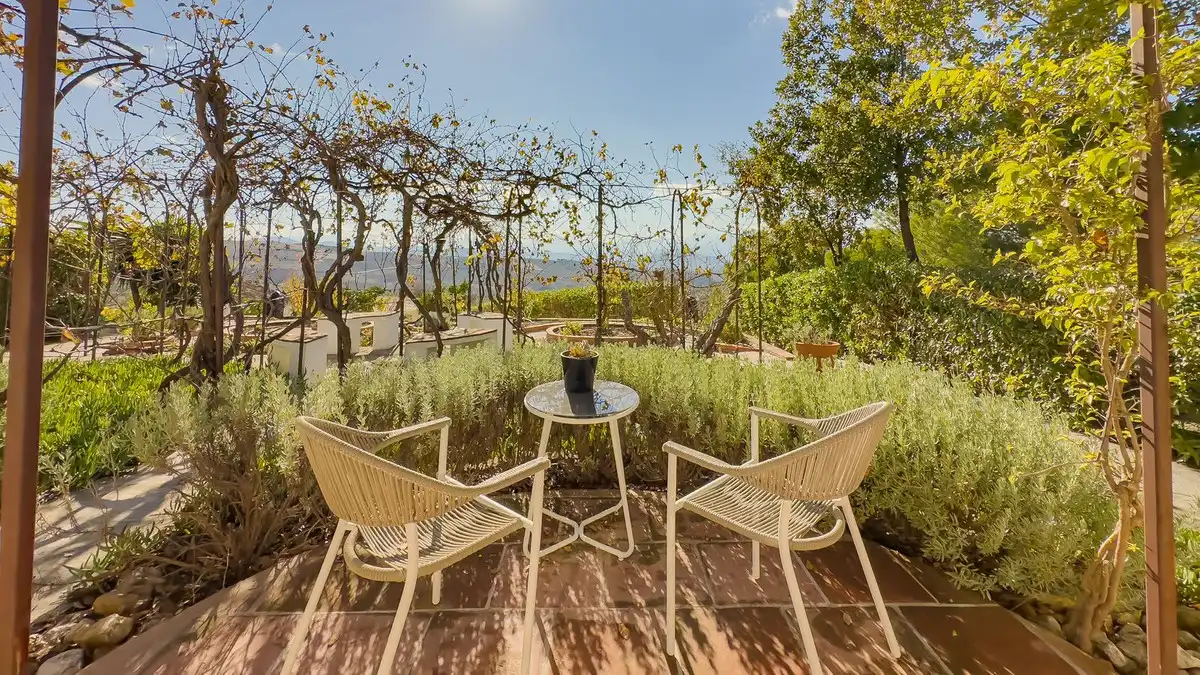 Terrassa de Finca rústica en venda en Villanueva de la Concepción amb Aire condicionat, Jardí privat i Terrassa