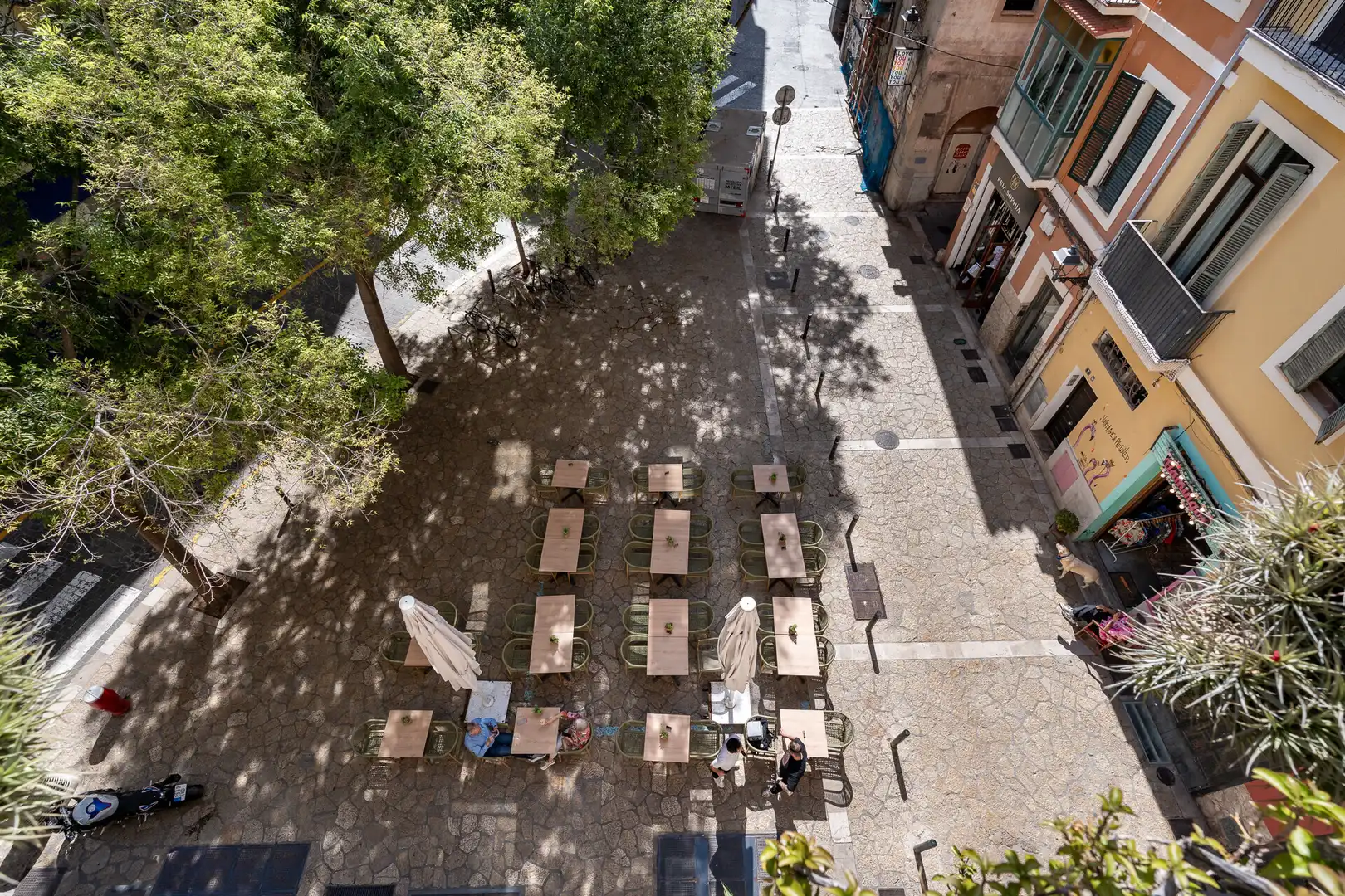 Terrasse von Dachboden zum Verkauf in  Palma de Mallorca mit Klimaanlage, Möbliert und Balkon