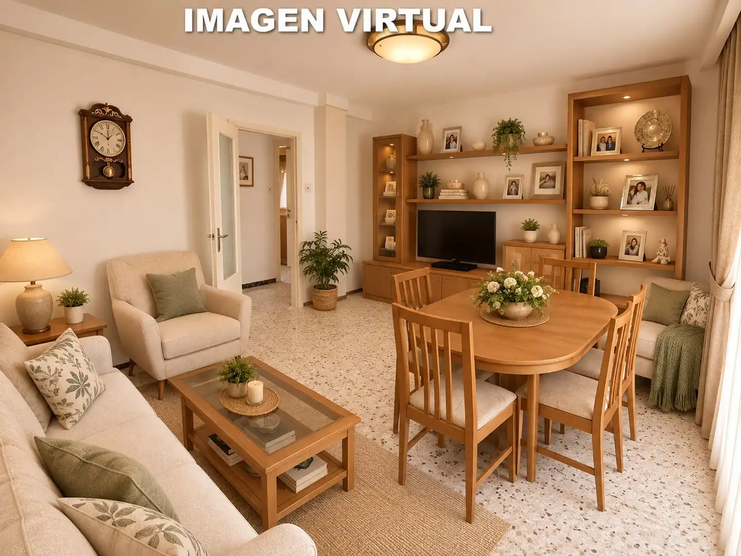 Wohnzimmer von Wohnung zum Verkauf in Crevillent