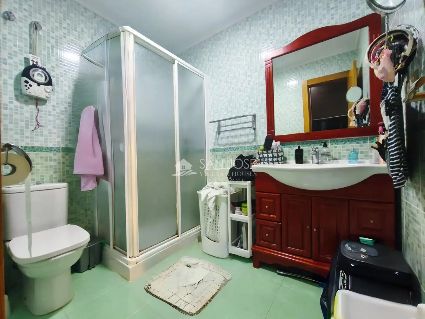 Bathroom of Flat for sale in Aspe  with Air Conditioner, Heating and Balcony