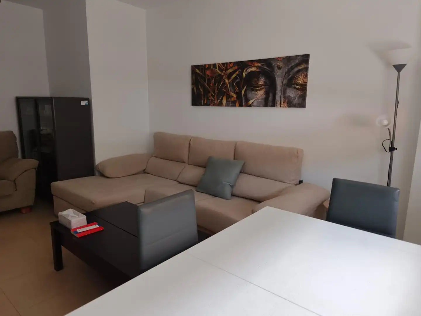 Living room of Flat for sale in Murcia  with Air Conditioner, Furnished and Balcony