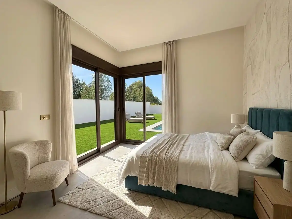 Habitación de Casa o chalet en venta en L'Eliana con Aire acondicionado, Calefacción y Jardín privado