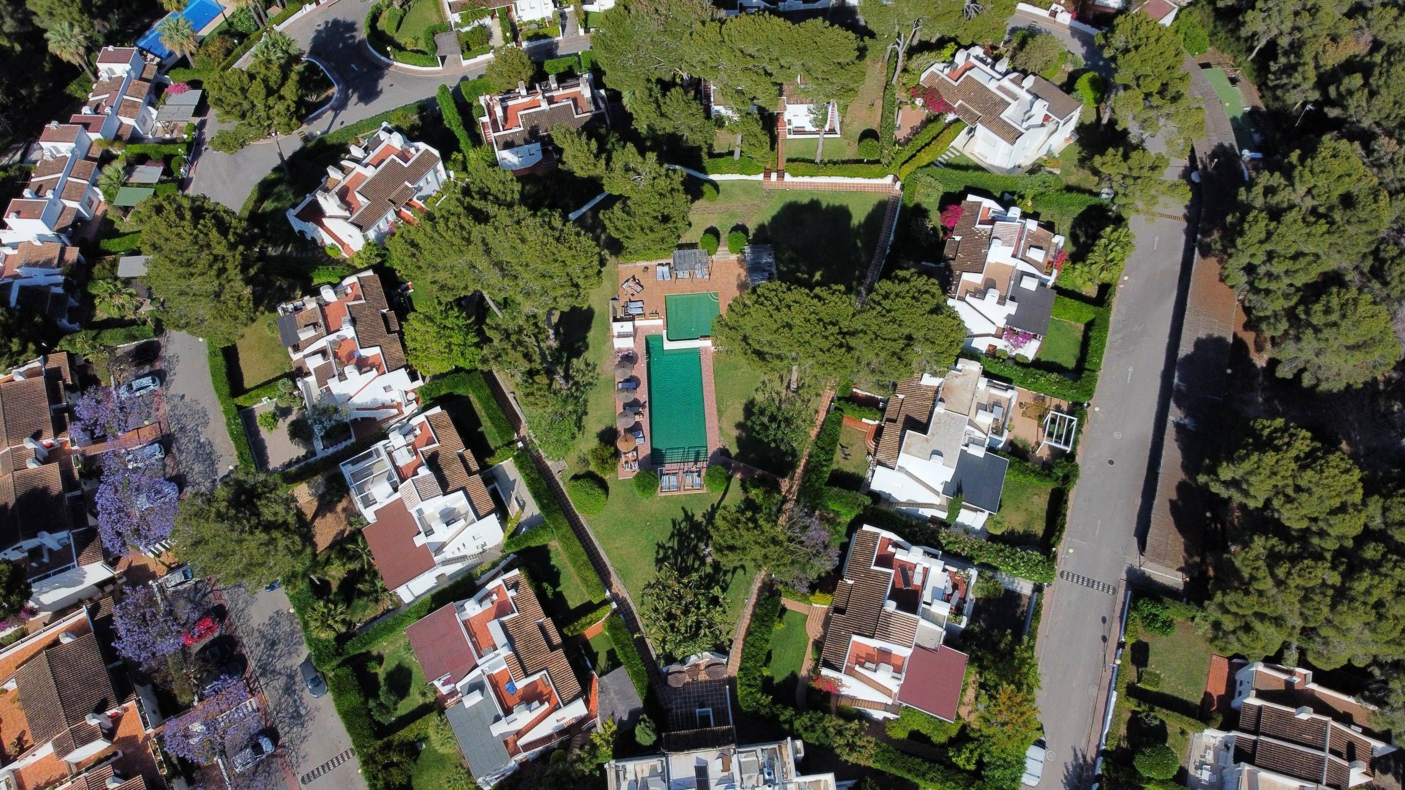 Exterior view of Single-family semi-detached for sale in Jávea / Xàbia  with Air Conditioner, Heating and Private garden