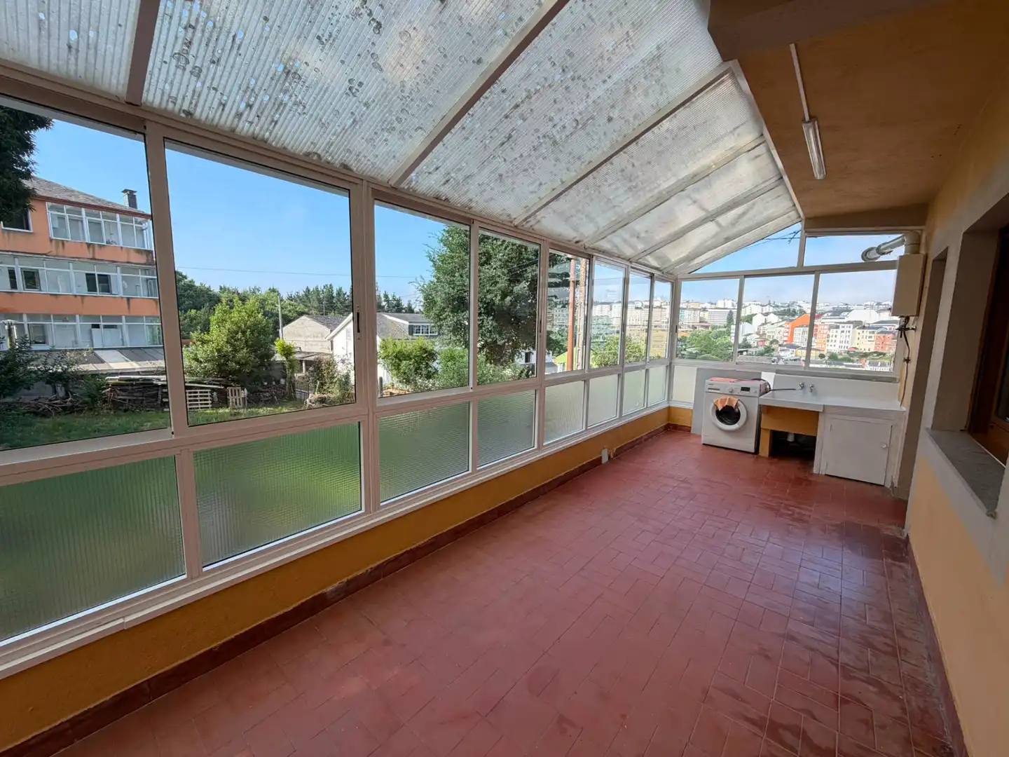 Terraza de Casa o chalet de alquiler en Lugo con Calefacción, Terraza y Amueblado