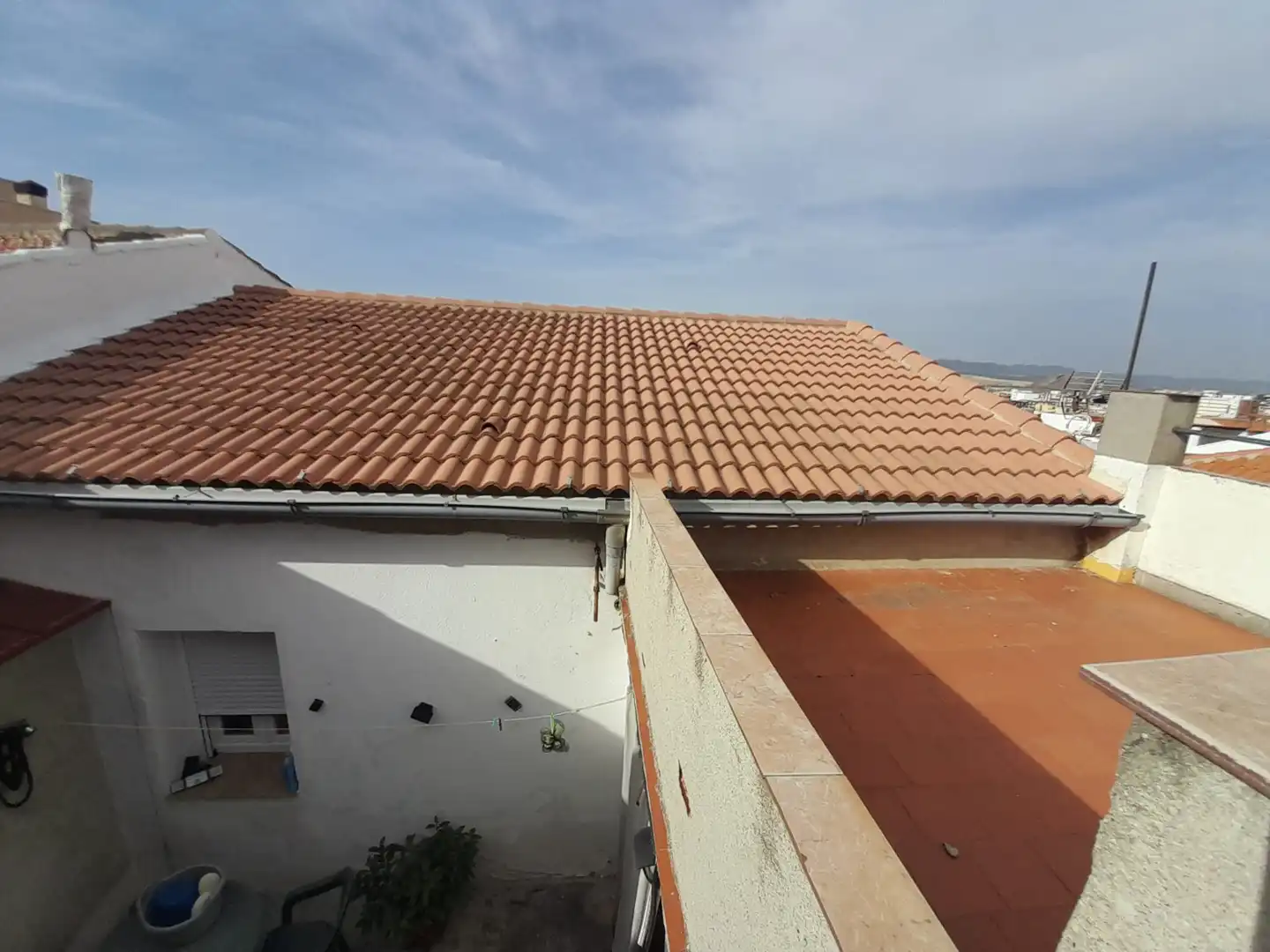 Terrasse von Einfamilien-Reihenhaus zum Verkauf in Puertollano mit Terrasse