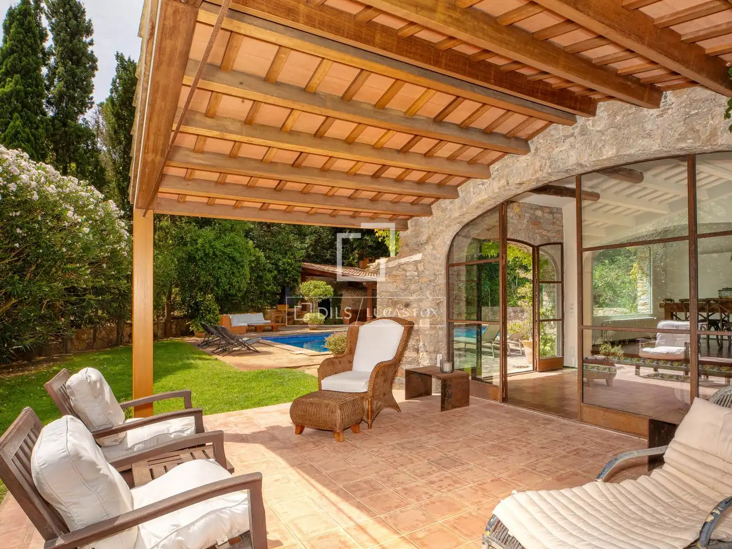 Terrassa de Casa o xalet en venda en Begur amb Aire condicionat, Calefacció i Jardí privat