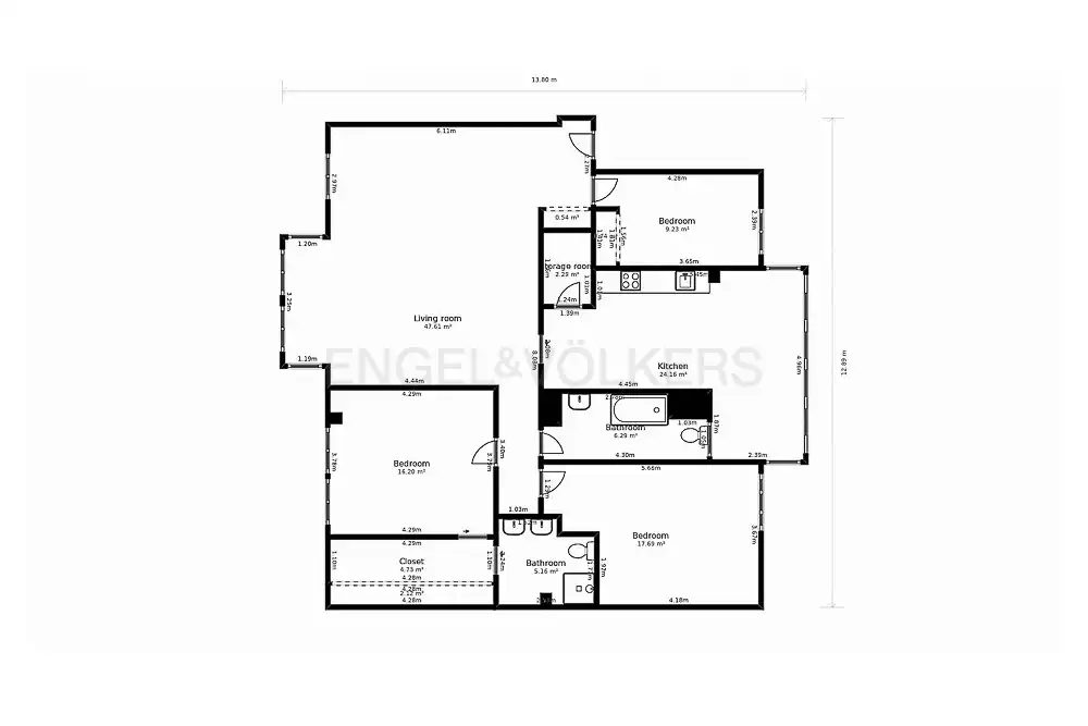 Apartament en venda en Castellón de la Plana / Castelló de la Plana amb Aire condicionat, Calefacció i Balcó