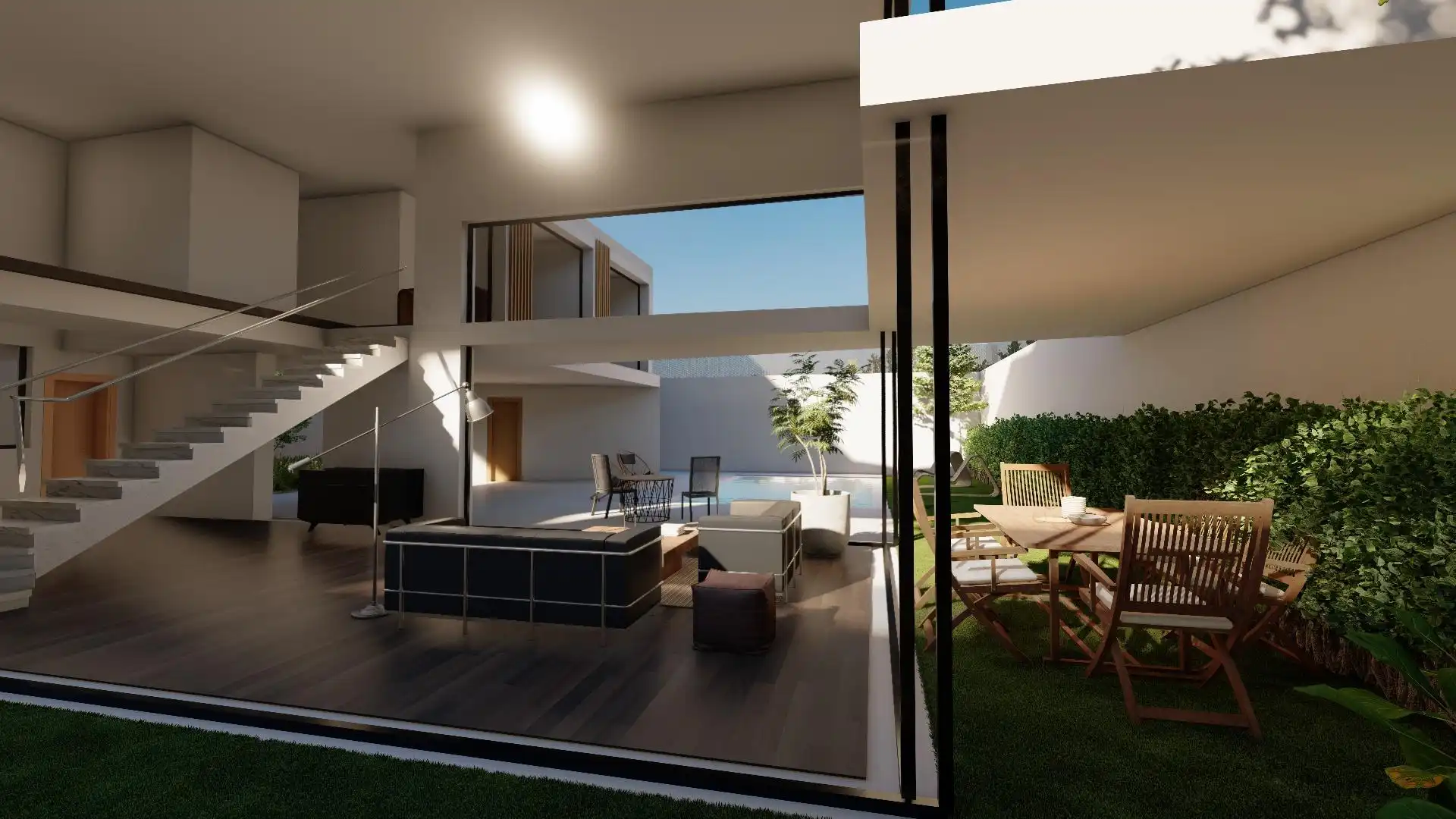 Terraza de Casa o chalet en venta en Fortuna con Aire acondicionado, Calefacción y Jardín privado