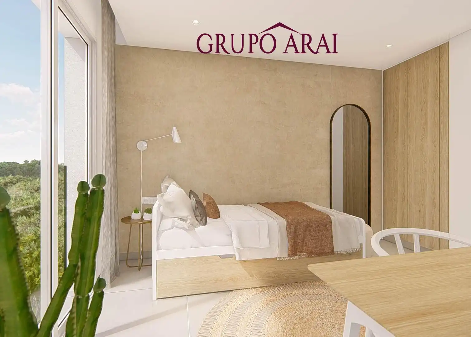 Bedroom of Flat for sale in Guardamar del Segura  with Air Conditioner, Heating and Private garden