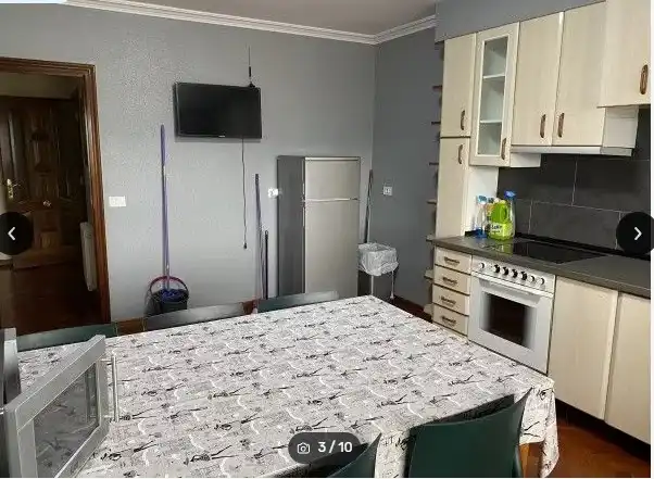 Cocina de Piso en venta en Vigo  con Jardín privado, Terraza y Amueblado