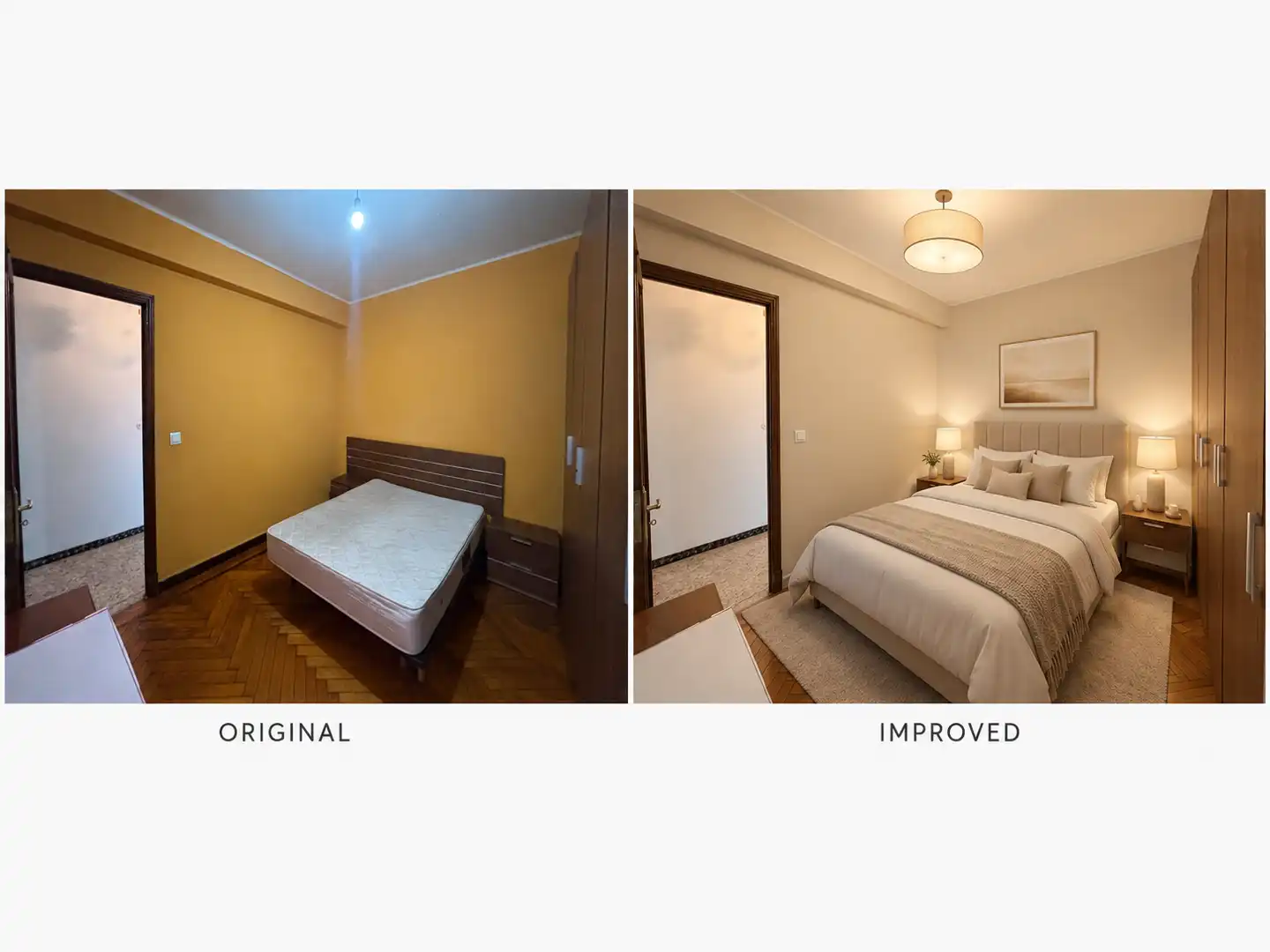 Schlafzimmer von Wohnung zum Verkauf in Vigo  mit Möbliert