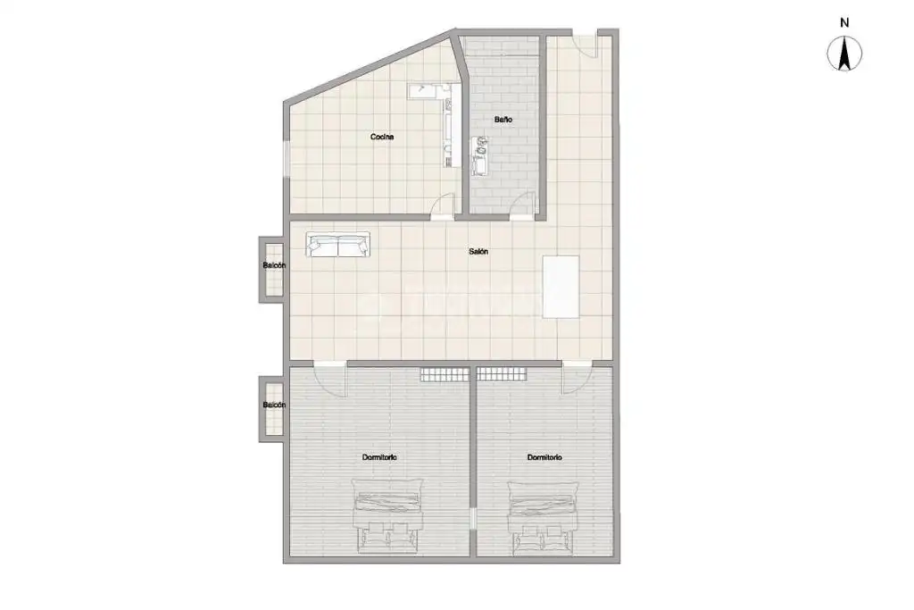 Flat for sale in Casco Histórico