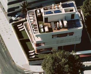 Exterior view of Single-family semi-detached for sale in Málaga Capital  with Terrace and Balcony